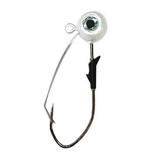 Eagle Claw PRO-V WDLESS Eagle Eye JIG, 1/4 OZ, Pearl White