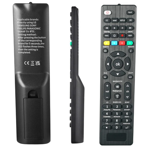 Arbxvnr Universal TV Remote Control is Suitable for LED Smart TVS of LG,Samsung,Sony,Philips,Panasonic,Sharp,Toshiba,Hitachi,VIZIO,TCL,JVC,Hisense and Other Brands (1pack)