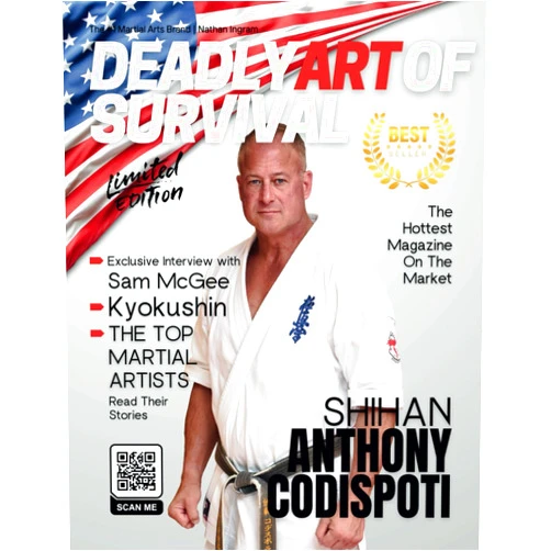 By Nathan Ingram (Author), Jacob Ingram Sr. (Author) Deadly Art of Survival Magazine 20th Edition Featuring Anthony Codispoti: The #1 Martial Arts Magazine Worldwide MMA, Traditional Karate, Kung Fu, Goju-Ryu, and More