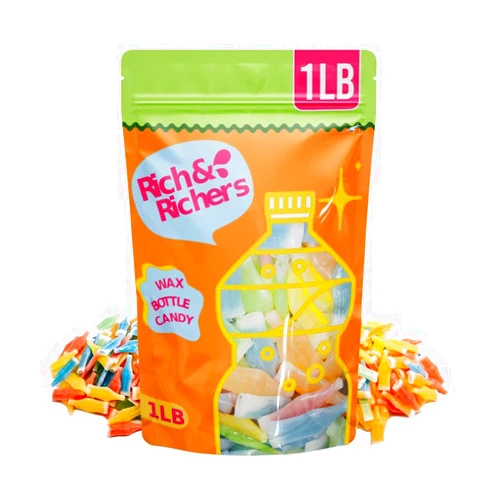 Generic Nik-L-Nips Vintage Wax Bottle Candy Drinks – Old School Halloween Candy, 80s & 90s Nostalgic Treats, Party Favor Bag, Sweet and Sour Mix, Mini Drinks, 1 Pound Pack