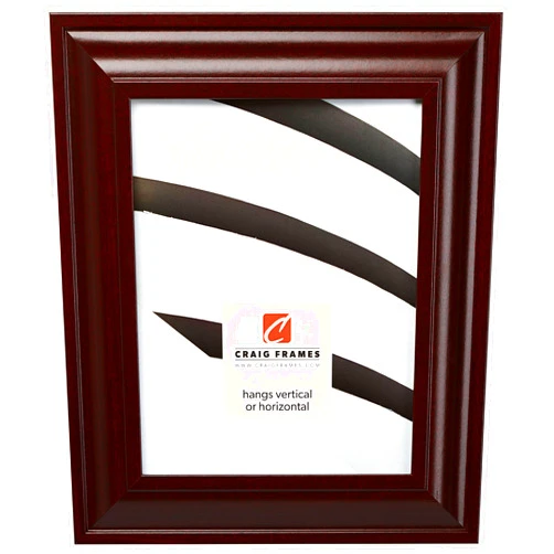 Craig Frames Upscale, 24x36 Picture Frame, Dark Mahogany Red