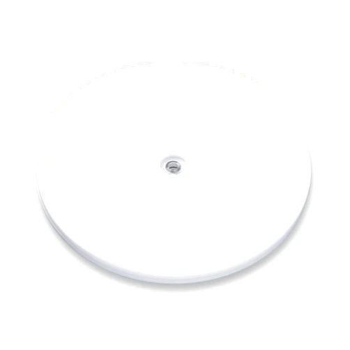 HSTECH 6 inch Lazy Susan Turntable White Acrylic Ball Bearing Rotating Tray for Spice Rack Table Cake Kitchen Pantry Decorating Bathrooms TV Laptop Computer Monitor, 30-lb Load Capacity (360˚ Rotation)