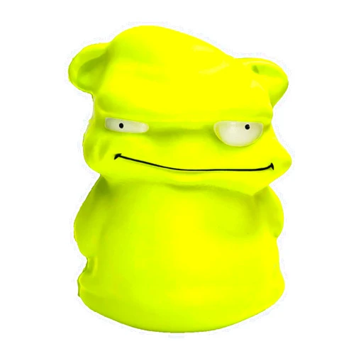 ASMFUOY funnysquee Adorable Mini Green Monster Slow Rising Squishy, Stress Relief, Fun for Kids, in Convenient 4.7