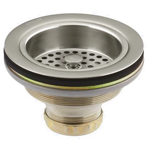 KOHLER K-8799-BN Duostrainer Sink Strainer, Vibrant Brushed Nickel