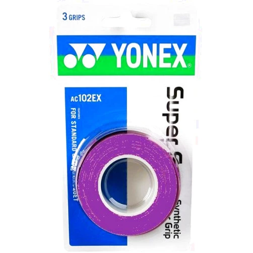 YONEX Overgrip Super GRAP 3 Pack - Tennis, Badminton, Squash - Choice of Colors