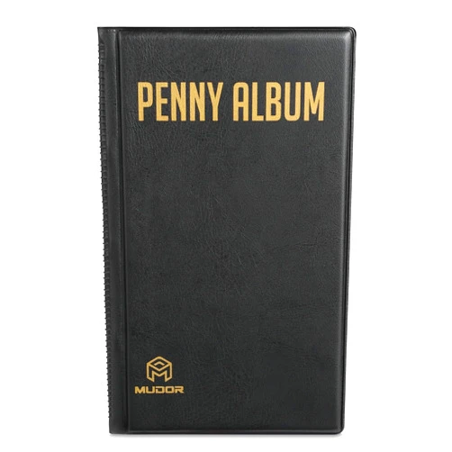 MUDOR Pressed Penny Collecting Book Album, Penny Collection Book Holds 160 Coins, Pressed Penny Holder for Collectors
