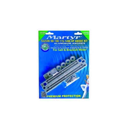 MARTYR ANODES Martyr Suzuki 90 100 115 140 HP Outboard Anode Kit Aluminum CMSZ90140KITA