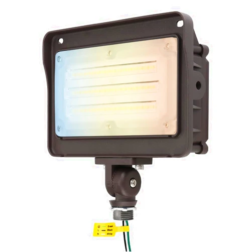 Kadision LED Flood Light Outdoor, 50W/40W/30W 6500lm 3000K/4000K/5000K Selectable, Dusk-to-Dawn Photocell, IP65 Waterproof Adjustable Knuckle Mount Security Lights, 100-277V ETL Listed