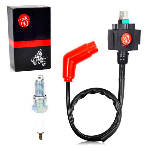 MOTO1988 Ignition Coil Pack and spark plug For HONDA 450S 450ES 350S 350ES Foreman 400 450 TRX450 FE FM ES S Rancher 350 TRX350 FE FM TE TM