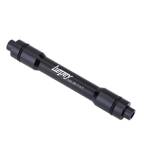 Dioche Wheel Fork Axle, 15mm Front Thru Axle to 9mm Quick Release Skewer Adapter Conversion Adapter Tool for Mountain Bicycle