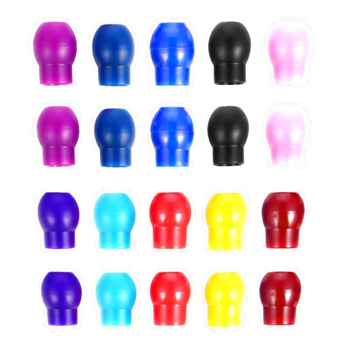 TEHAUX 10 Pairs Stethoscope Ear Tips Replacement, Stethoscope Replacement Earplugs Soft Silicone Stethoscope Ear Tips Stethoscope Covers Stethoscope Accessories for Stethoscope (Assorted color)