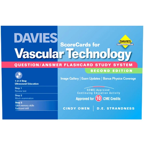 By cindy A. Owen (Author) Vascular Technology Scorecards: A Q & a Flashcard Study System