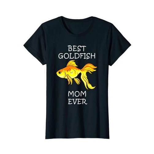 Cute Goldfish Aquaristics Nature Quotes Goldfish Aquarium Cute Fish Aquaristics T-Shirt