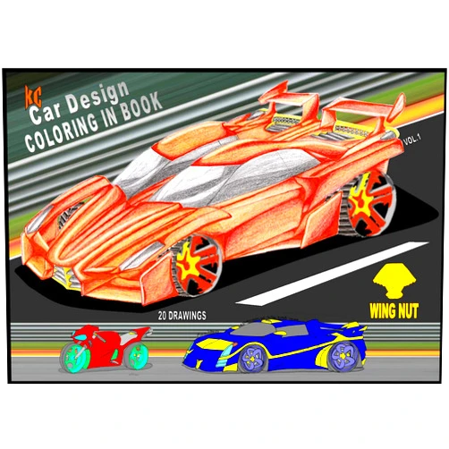 By Kevin Clements (Author), Kevin Clements (Author) Format: Kindle Edition Wing Nut CB # 1: KC Car Designs Colouring In Book (Wing Nut Volume 1)