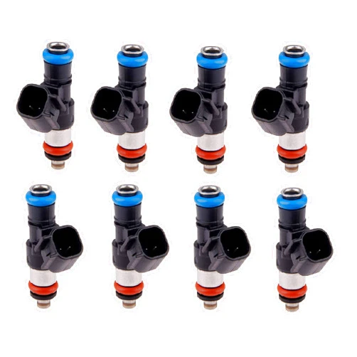 XSPANDER 8Pcs 42LB Fuel Injectors (0280158051) for Chevrolet Corvette Camaro Pontiac G8 LS2 EV6 3kpa 1000cc/min 12 Holes 50.5mm