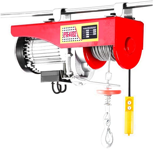 VEVOR Electric Hoist Lift 440LBS 200KG Overhead Electric Hoist 110V Electric Wire Hoist Remote Control Garage Auto Shop Overhead Lift