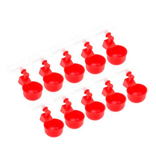 Qcwwy Gobelets à Pigeons, Durables, Remplissage Automatique, BOL à Boire de Poulet Pour Cailles, Lot de 10 (Qcwwytm3p1qz8w6-11)
