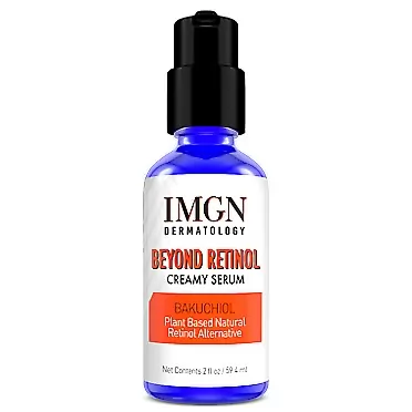 Imagine Dermatology Bakuchiol Better than Retinol? Anti Aging Anti Wrinkle Cream Serum with Hyaluronic Acid Unmatched G3L Delivery System LARGE 2 fl oz/59.4 ml (2 fl oz) 2 Fl Oz (Pack of 1)
