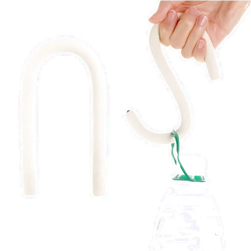 Knchy 2 Pcs Bendable Hanging Hooks, Multi-Functional Flexible S Shaped Hook Portable Bending Hooks for Closet Kitchen Bedroom Home and Office, Reusable Twist Wire Ties Variable Desktop Phone Holder