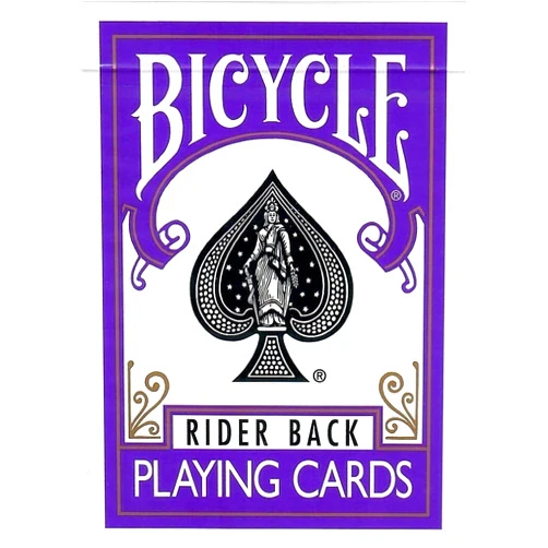 Bicycle Purple Rider Back Playing Card Deck Poker Size