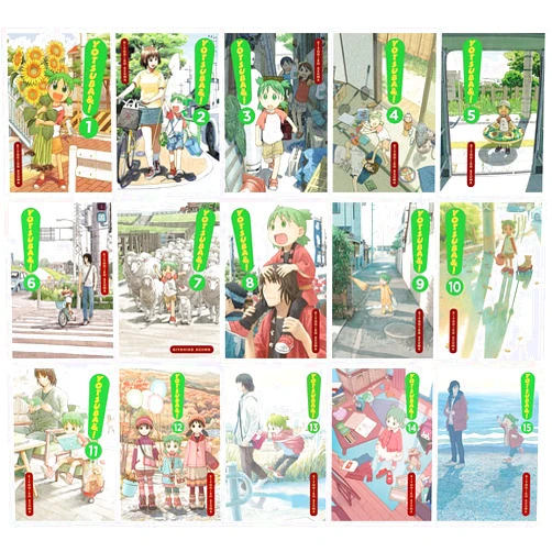 Kiyohiko Azuma,9780316073875 9780316073899 9780316073905,9780316073912 9780316073929 9780316073240,9780316073257 9780316073271 9780316126793,9780316190336 9780316225397 9780316322324,9780316319218 9781975328184 9781975336097 Yotsuba&! Manga 15-book Series Vol 1-15 Set by Kiyohiko Azuma