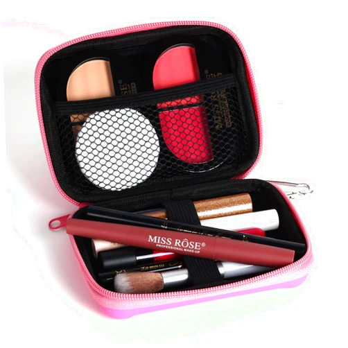 AOLIKOKO All in One Makeup Kit for Women - Full Professional Kit With Pressed Powder, Blush, Eyeliner, Eyeshadow, Mascara, Lip Gloss and Lipstick (Pink)