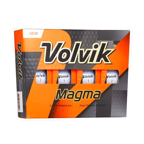 Volvik Magma Long Distance Non-Conforming Illegal Golf Balls Gift Set Bundel 1 Dozen WHITE