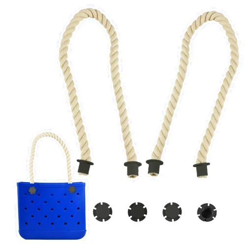 Kuvanspok Practical Rope Handle PU Straps Replacement for Obag Canvas Rubber Bag EVA Tote Handbags Repair Classic Purse Accessories
