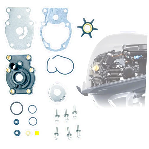 PumuHo YoHa Water Pump Repair Kit with Housing for Johnson Evinrude OMC BRP （1980-UP） 20 25 30 35HP 393630 0393630 Sierra 18-3382 20/25/30/35HP Replacement