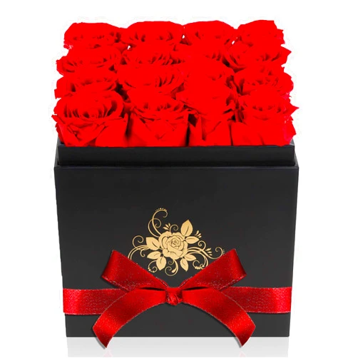 Perfectione Roses Luxury Preserved Roses in a Box, Red Real Roses Valentines Day Gifts for Her, Birthday Gifts for Women, for Wife