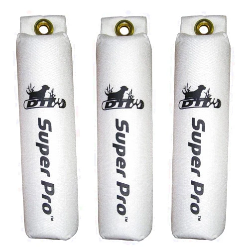 DT Systems Nylon Launcher Dummy in White (3 Pack) Size: Small
