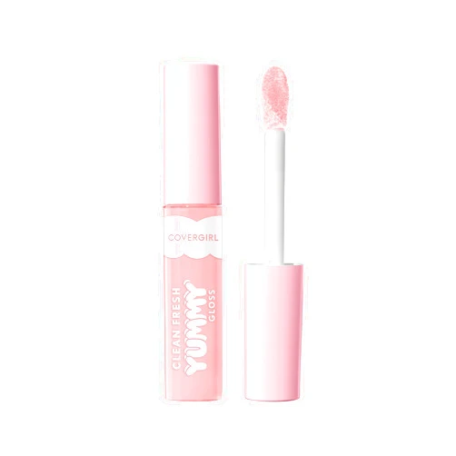 COVERGIRL Clean Fresh Yummy Gloss – Lip Gloss, Sheer, Natural Scents, Vegan Formula - Coconuts About You