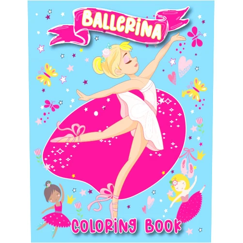 By saa kura (Author) ballerina Coloring Book For: 40 Cute and Fun Activity pages for Girls who Love Dancing - Perfect Gift For Little Dancer Ages 4-8