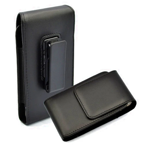 Kingsource Black Vertical Rotating Swivel Clip Holster Pouch Compatible for Samsung Galaxy S10 Plus iPhone 8 Plus iPhone 7 Plus iPhone 6 Plus iPhone 6S Plus