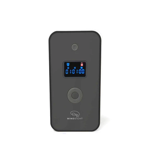 Mindsight Personal Timed Lock Box | Unplug from Phones and Other Small Distractions | 3 Modes based on Willpower | Easy to Use | Out of Sight ~ Out of Mind | Boost Your Mental Wellness