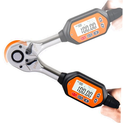 SUGPV Professional 1/2-Inch Drive Digital Torque Wrench with Buzzer & LED, 3-100 Nm, Accurate to 2%, Calibrated for Reliable Performance - Ideal Bike & Car Repair Tool