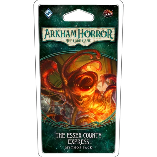 Fantasy Flight Games Arkham Horror The Card Game The Essex County Express MYTHOS PACK| Horror Game| Mystery Game| Cooperative Card Game| Ages 14+ | 1-2 Players| Avg. Playtime 1-2 Hours| Made by Fantasy Flight Games,Green