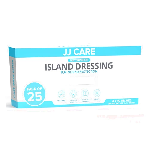 JJ CARE Waterproof Adhesive Island Dressing [Pack of 25], 4