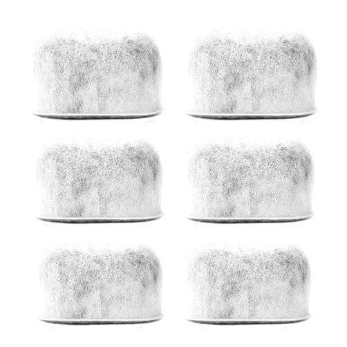 BRENSTEN 6-Pack Replacement Charcoal Water Filters for Braun Coffee Makers - Fits All Braun BrewSense Drip Series Coffee Machines