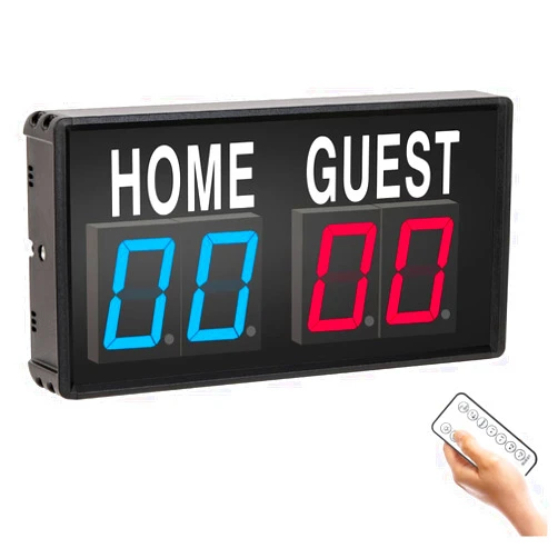 Ledbrigym Electronic Score Keeper Scoreboard with Remote for Cornhole Basketball Ping Pong Table Tennis Badminton Volleyball Baseball