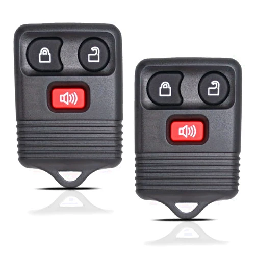 MechanMagic 2 Key Fob Remote Replacement Fits for 1998-2016 F150 F250 F350 Ranger Escape Explorer Focus E150 Expedition, Mazda, Mercury, Lincoln MKZ MKX CWTWB1U345 CWTWB1U33 Keyless Entry Remote Control 3 Button