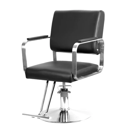 Yatuiex Barber Chair, Hydraulic Salon Chair for Hair Stylist, Heavy Duty Hair Chair with Height Adjustable, Styling Chair with Ergonomic Backrest for Barbershop, Max Load Weight 330 Lbs Black