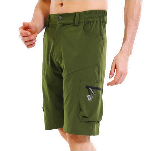 X-TIGER Mountain Bike Shorts Mens Cycling Shorts Quick Dry Lightweight Bicycle Riding Biking MTB Shorts with Zipper Pocket