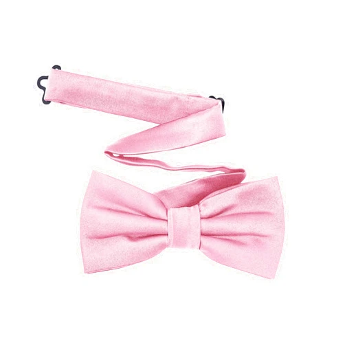 TINYHI Men's Pre-Tied Satin Formal Tuxedo Bowtie Adjustable Length Satin Bow Tie