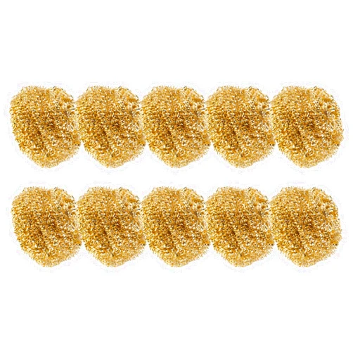 Kisangel 10Pcs Soldering Tip Cleaning Balls Brass Wire Solder Cleaner Iron Nozzle Cleaning Ball for Welding and Soldering Tools Accessories