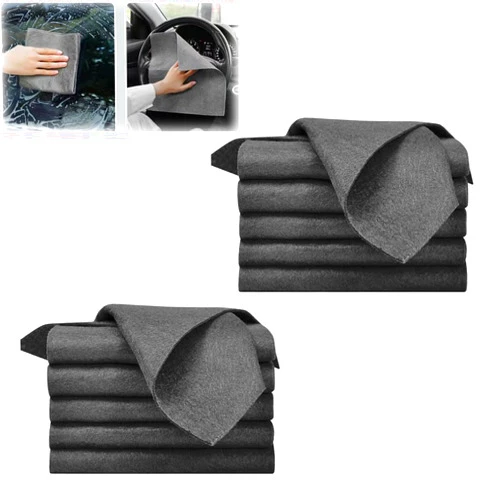 Xiteluo Streak Free Microfiber Magic Cleaning Wipes, Thickened Magic Cleaning Cloth, Myhomepleasure Cleaning Cloths, My Home Pleasure Cleaning Cloths (10pcs)