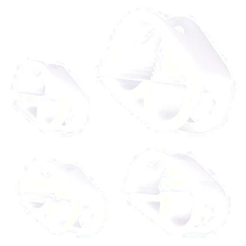 Swpeet 40Pcs 4 Sizes Plastic Tube Clamps Kit, Shut Off Hose Clamp Tube Clip Pipe Hose Flow Perfect for Control Wine Beer Bottle and Infusion Bottle