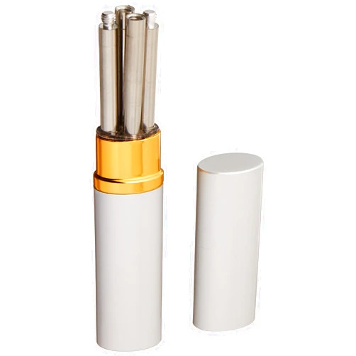 Happy Sales HSTC-SSTC01 Stainless Steel Portable Travel Chopsticks, Silver