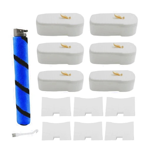 Amyehouse Brush Roller Foam Filters Replacement for Shark HZ2002 HZ2000 Vertex Ultralight DuoClean PowerFins Stick Vacuum, for Part XFFKHZ2000, 125CU2002