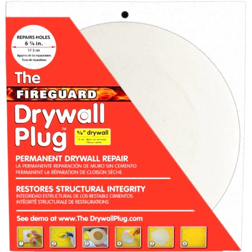 Building Products Mfg. Int. FP586 5/8-Inch thick 6-7/8-Inch Diameter Fireguard Drywall Plug